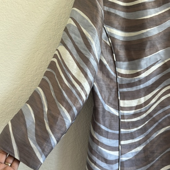 Lafayette 148 Striped Evening Jacket - Picture 4 of 9